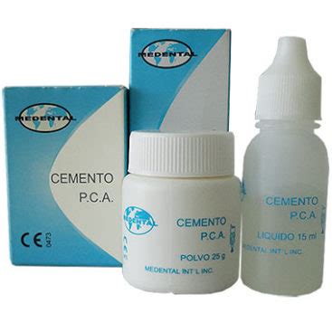 Cemento PCA Policarboxilato De Medental Deposito Dentalmex