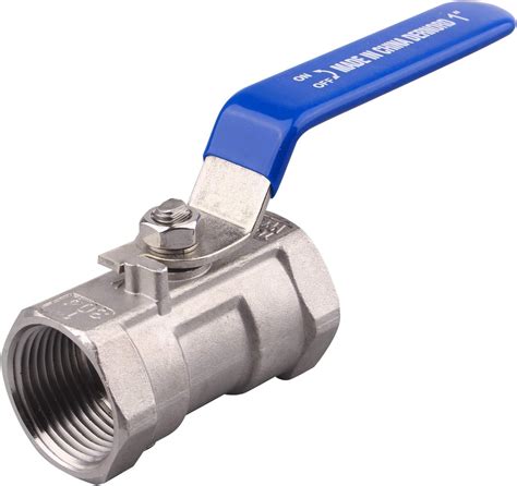 Dernord Stainless Steel Ball Valve 1pc Type 1 Inch Npt