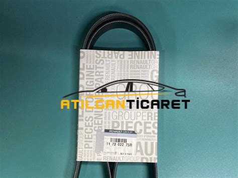 117202275R-RENAULT CLİO SYMBOL DACİA SANDERO ALTERNATÖR V KAYIŞI ...