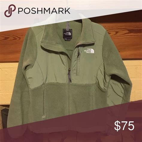 Kelly Green Fleece North Face Jacket Womens Small