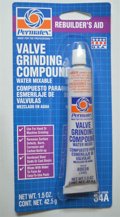 Permatex Valve Lapping Grinding Compound Oz Tube Ebay