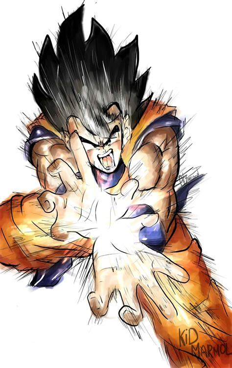 Goku-Kamehameha by kidMarmol on DeviantArt