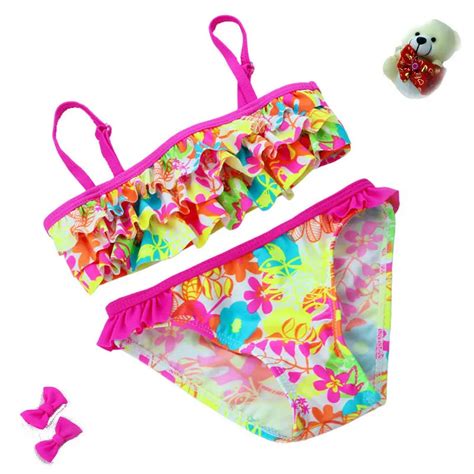 M Dchen Bikini Set Biquini Infantil M Dchen Badeanzug Baby Bademode Kinder Badeanz Ge Zwei St