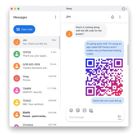 Texty for Google Messages | Tunabelly Software