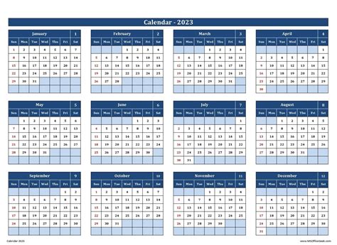 Google Sheets Calendar Template