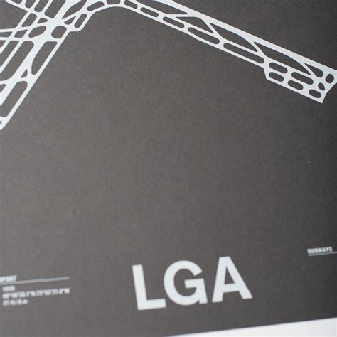 LGA // LaGuardia Airport Screenprint - NOMO Design - Touch of Modern