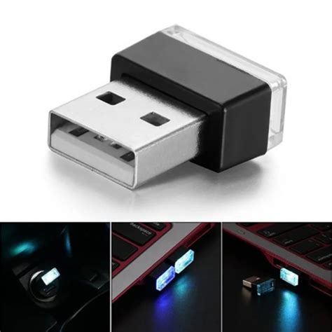 1 шт. авто-Стайлинг USB атмосферу светодиодный светильник автомобильные ...