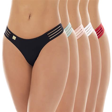Kit Calcinhas Tanga Fio Dental Lingerie Conforto Shopee Brasil