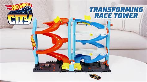 Jual Hot Wheels City Transforming Race Tower Playset Mainan Trek Mobil Balap Shopee Indonesia
