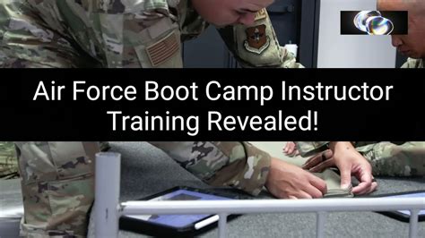 Air Force Boot Camp Instructor Training Revealed 👟 ️ Bootcampinsider