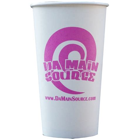 Disposable Hot And Cold Paper Cups Custom Printed With Your Logo