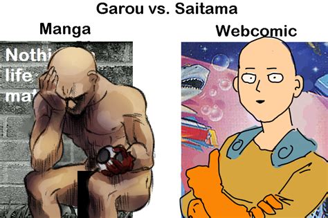 Garou Vs Saitama Ronepunchman