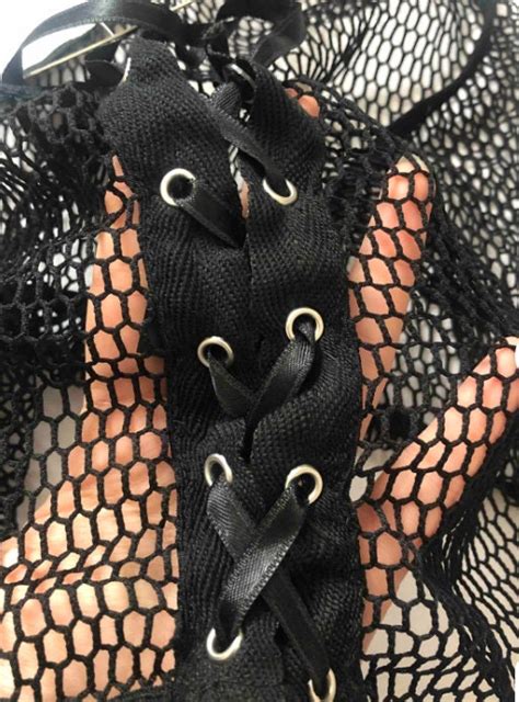 Open Crotch Mesh Lingerie Sets Classy Lingerie Crotchless Mesh Transparent Lingerie See