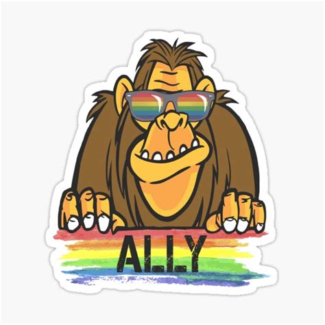 Gay Bigfoot Sticker For Sale By ARLAN GONSALVES Redbubble