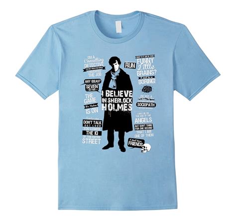 I Believe In Sherlock Holmes T Shirt Sherlock Holmes Ts Td Teedep
