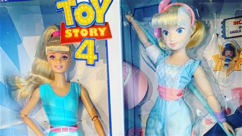 Toy Story 4 Bo Peep And Barbie Doll Review Youtube