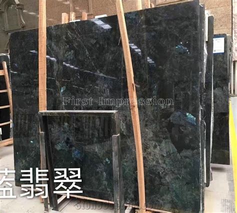 Hot Sale Lemurian Labradorite Blue Granite Polished Slabs And Tiles Madagascar Granite With Blue