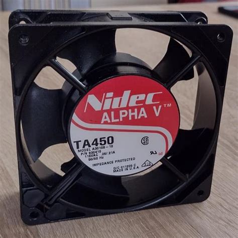 Ventilátor Nidec Alpha V TA 450 120x120mm Aukro