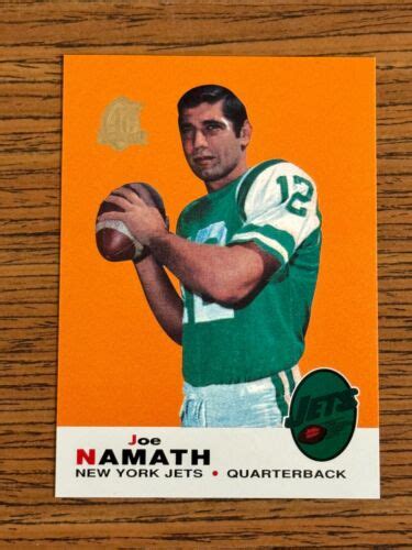 1996 Topps 100 Joe Namath Joe Namath Reprints New York Jets EBay