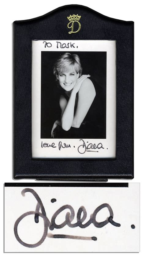 Auction Your Princess Diana Autograph At Nate D Sanders Auctions