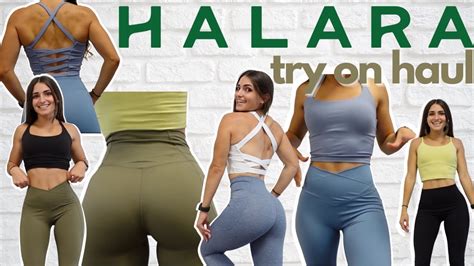 Trendy Activewear Try On Haul Halara Leggings Youtube