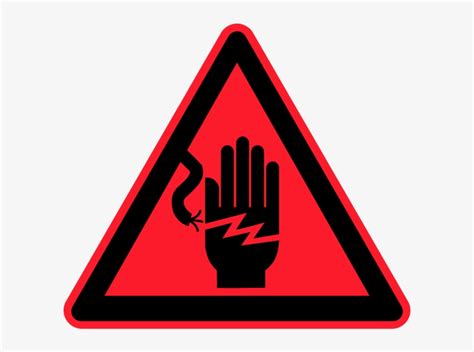 Electrical Safety Symbols Clip Art - Electricity Warning Sign Vector ...