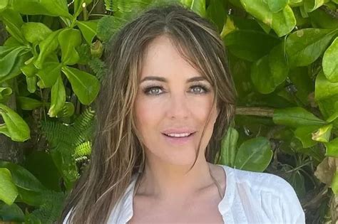 Elizabeth Hurley Shows Off Her Age Defying Beauty In Skimpy White Bikini The Mirror Us