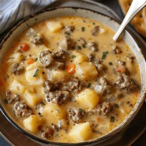 Hamburger Suppe Mit G Hackfleisch Macht Lange Satt Schnell