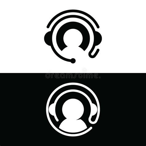 Operator Vector Logo Icon Design Stock Vector - Illustration of symbol ...