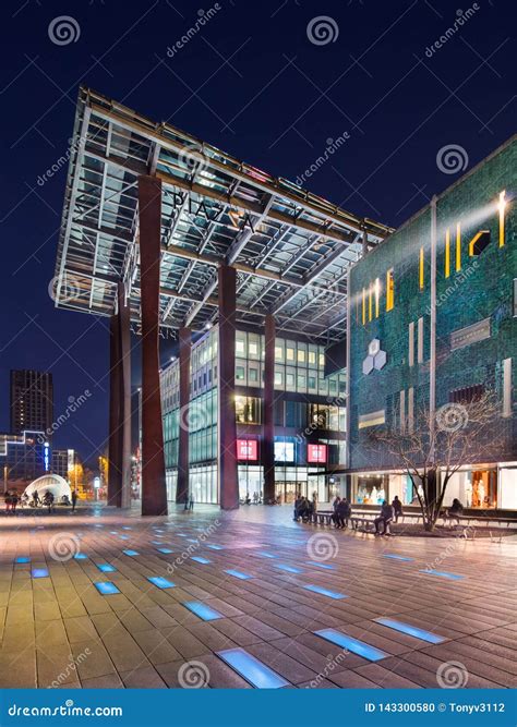 September Square with Large Canopy at the Entrance of Piazza Shopping