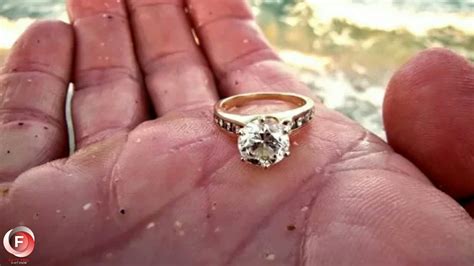 This Girl Was Walking On The Beach Suddenly She Found A Golden Ring