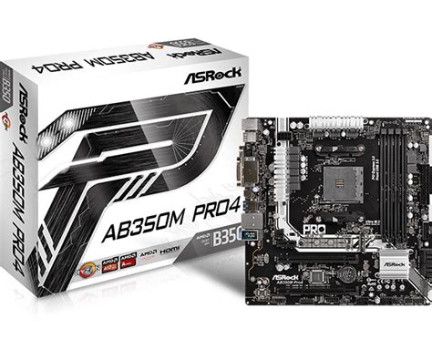 ASRock > AB350M Pro4