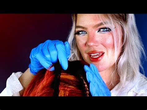 ASMR Cave Woman Scalp Scratch Lice Check And Spit Painting For Deep