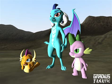 Safe Artist Gradiusfanatic Princess Ember Smolder Spike