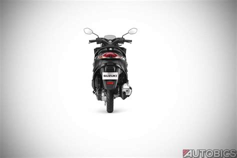 2019 Suzuki Burgman Street Matte Black Rear - AUTOBICS