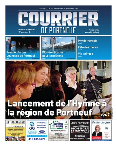 Avril By Courrier De Portneuf Flipsnack