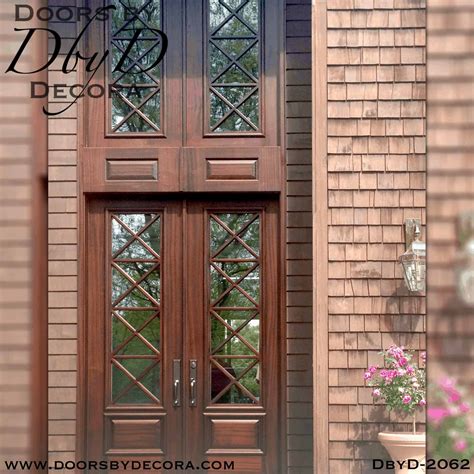 Custom French Country French Doors Solid Wood Entry - Doors by Decora