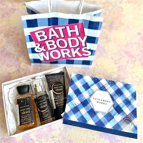 Jual BBW Bath Body Works Plastic Set Box Set 3 Items Travel Size GIFTSET HAMPERS