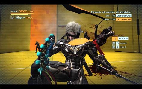 Metal Gear Rising Revengeance Dlc Vr Mission 10 Gold Rank Youtube