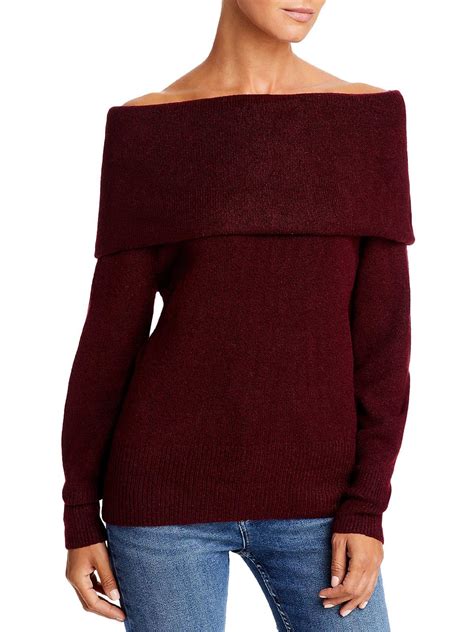 Beach Lunch Lounge Priscilla Cowl Neck Off The Shoulder Pullover