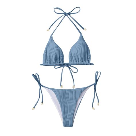 Flash Deal Hassda High Waisted Bikini Sets For Women Women S Split Bikini Sexy Solid Color