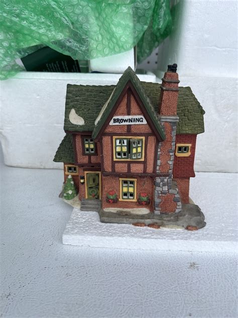 Dickens Village Series Browning Cottage Dept 56 5824 6 Christmas House W Box Ebay