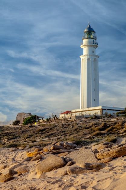 Lighthouse of trafalgar, cadiz | Premium Photo