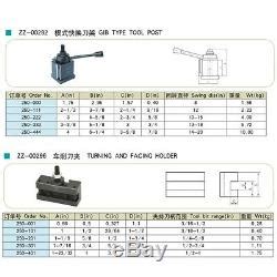 Axa Wedge Tool Post Holder Set For Lathe Plus Extra