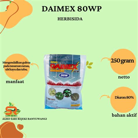 Jual Daimex Wp Gram Herbisida Sistemik Selektif Shopee Indonesia