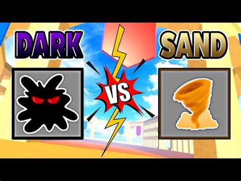 Best Fruit Dark Vs Sand Blox Fruit Youtube