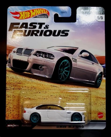 HOT WHEELS FAST And Furious BMW M E White Real Riders Premium