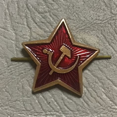 Значок -кокарда - Красная звезда на пилотку Арт 64-1 - купить с ...