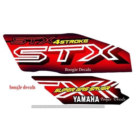 Yamaha Stx 125 Decals Set Lazada Ph