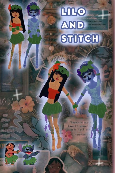 Lilo And Stitch Outfit In Dress To Impress Dti Lilo And Stitch